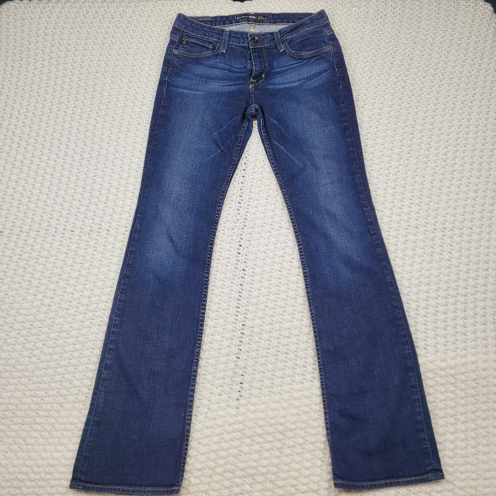 Big Star Womens Jeans Hazel Mid Rise Boot Distressed Denim Medium Wash Size 27 L
